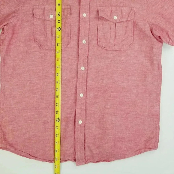 Banana Republic Large Cotton Blend Dual Pocket Men - Picture 4 of 6